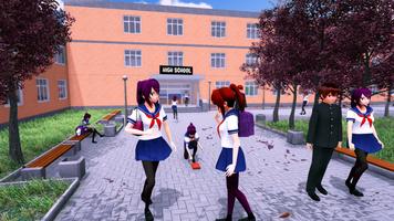 Anime High School Girl ảnh chụp màn hình 3