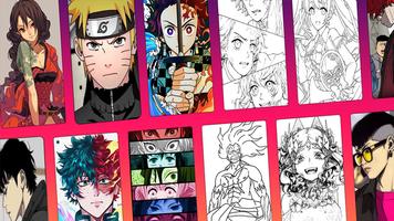 Anime Coloring & Painting постер