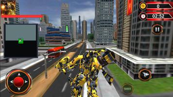 Robot Car Transformation Game capture d'écran 2