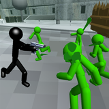 Stickman Zombie Shooting 3D icône