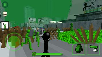 Stickman Zombie Shooting 3D capture d'écran 1
