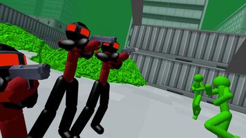 Stickman Zombie Shooting 3D screenshot 2