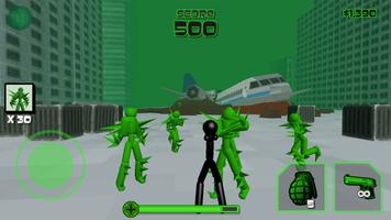 Stickman Zombie Shooting 3D capture d'écran 3