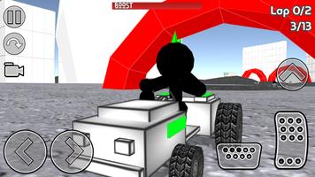 Stickman Car Racing capture d'écran 1