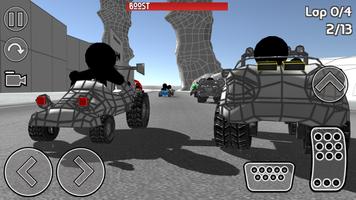 Stickman Car Racing capture d'écran 3