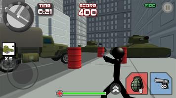 Stickman City Shooting 3D ภาพหน้าจอ 2