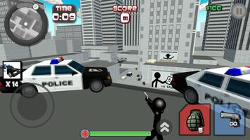 Stickman City Shooting 3D ภาพหน้าจอ 3