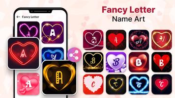2 Schermata Stylish Love Name Art & Pics