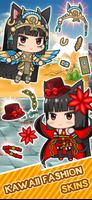 Isekai Samurai Cat Kawaii imagem de tela 1