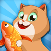 Chat sautant Tom et Goldfish pour Thomas