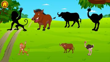 Educatief spel voor kinderen en kinderen - Dieren screenshot 1