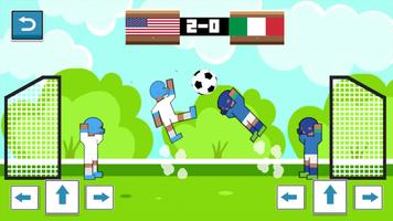 Fun Soccer Win Arena: Soccer Physics 2 Player Game capture d'écran 2