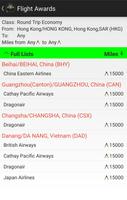 Asia Miles Award Finder screenshot 1