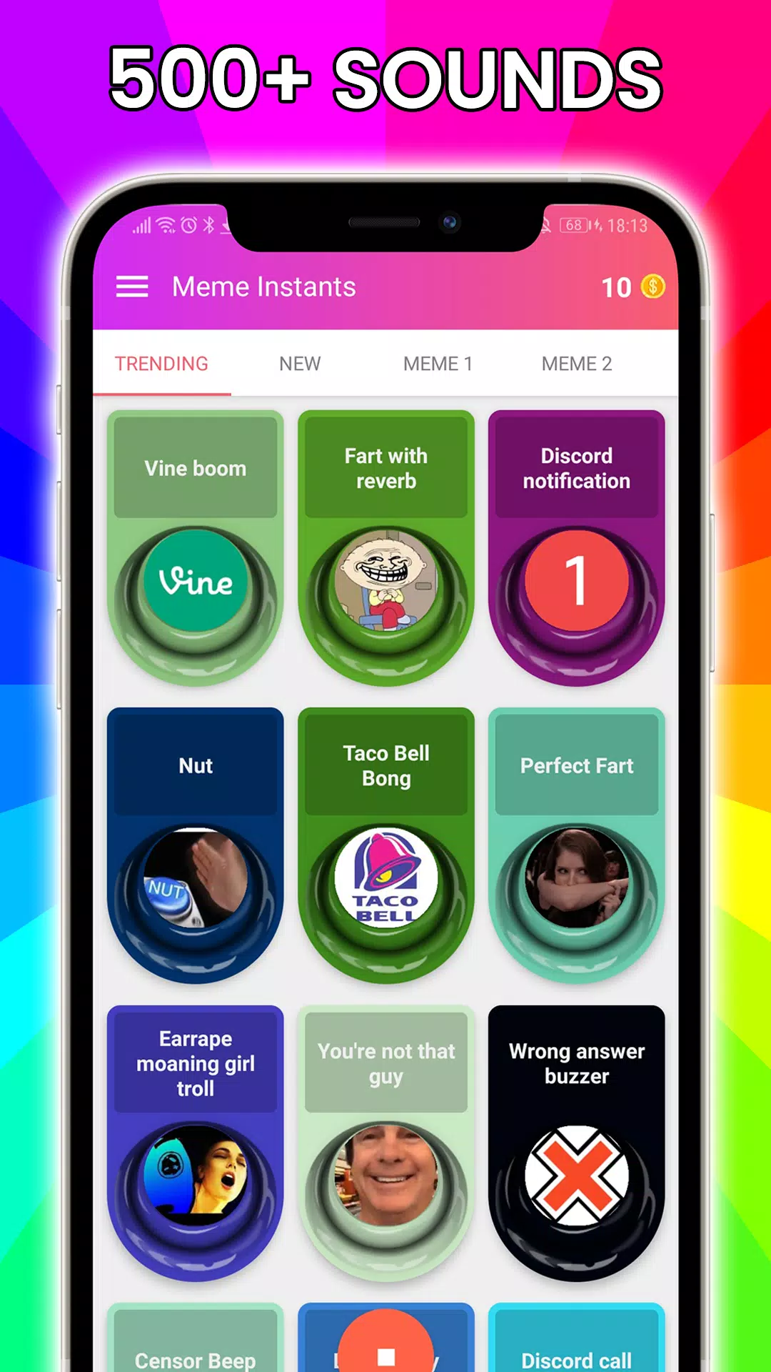 iButtons for iPhone: Soundboard App to Play Funny Sounds