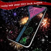 Happy new year 2021 lock screen poster
