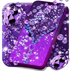 Purple diamond lock screen APK 下載