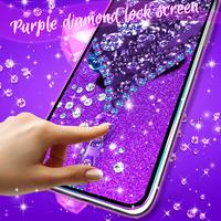 Purple diamond lock screen gönderen