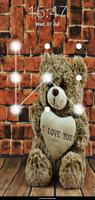 layar kunci pola boneka beruang screenshot 3