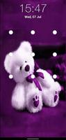 layar kunci pola boneka beruang screenshot 1