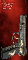 Revolver Fire Lock Screen الملصق