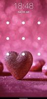 Heart Pattern Lock Screen poster