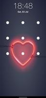 Heart Pattern Lock Screen screenshot 2