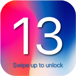Lock Screen Style i-OS 13