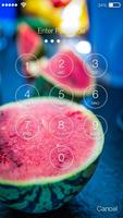 Watermelon Party Lock Screen स्क्रीनशॉट 1