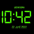 widget horloge digitale réveil APK