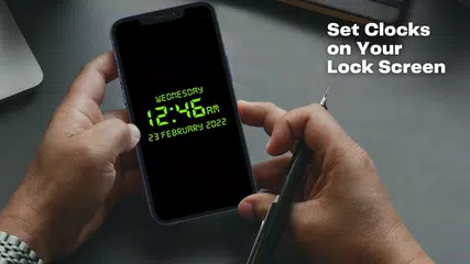 Digital Clock Lock Screen Pro XAPK download