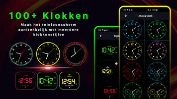 Digitale klok-widget alarmklok screenshot 2