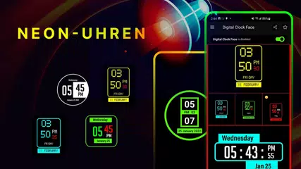 Sperrbildschirm Uhr Widget App XAPK Herunterladen