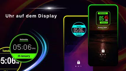 Sperrbildschirm Uhr Widget App XAPK Herunterladen