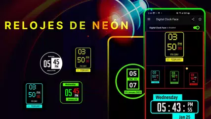 Descargar XAPK de Salvapantallas reloj digital