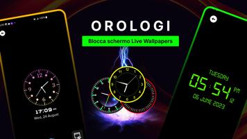 Poster App orologio digitale sveglia