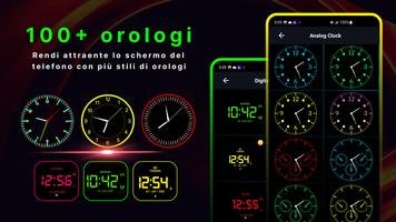 2 Schermata App orologio digitale sveglia
