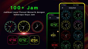Jam waktu widget jam digital screenshot 2