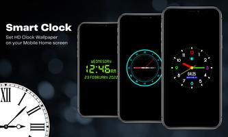 Digital Clock Lock Screen Pro poster