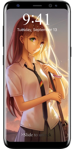 Full Screen Iphone Lock Screen Anime Wallpaper