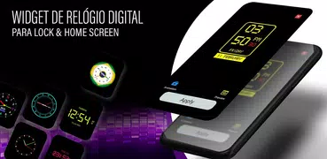 Digital Relógio Trancar Tela