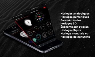 horloge numérique fond d'écran capture d'écran 2