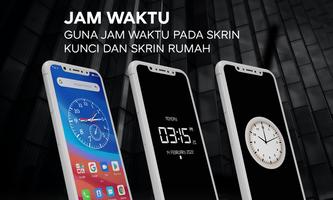 Masa Jam Digital widget waktu penulis hantaran