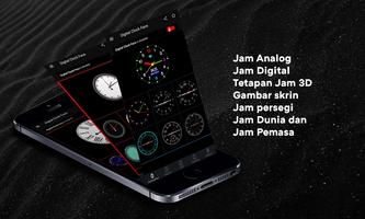 Masa Jam Digital widget waktu syot layar 2