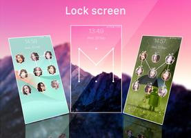 برنامه‌نما pattern lock screen عکس از صفحه