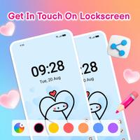 Love Draw Lockscreen Drawing الملصق