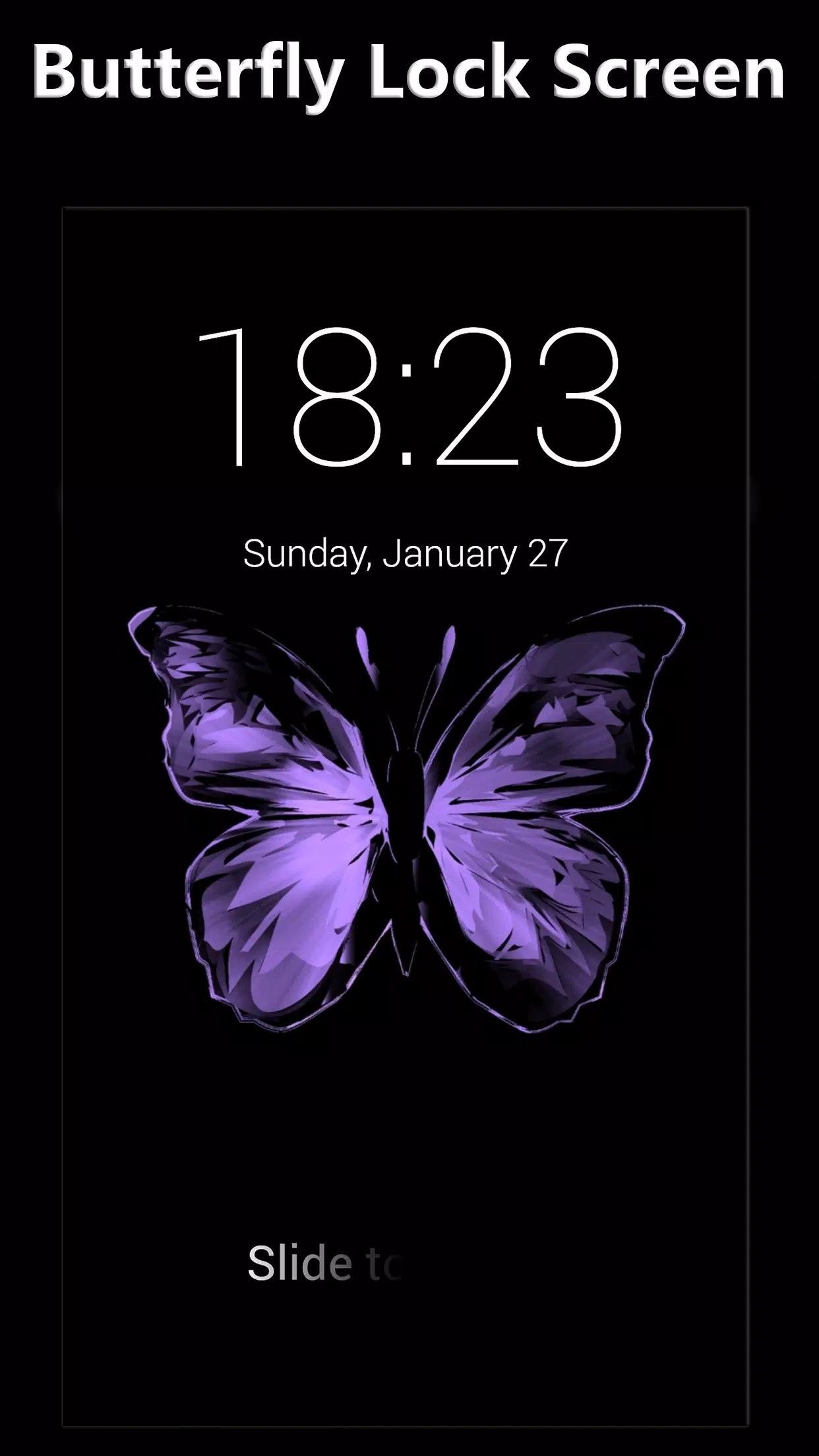 Butterfly Lock Screen for Android Download