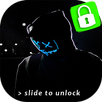 Mask Man Neon Lock Screen & Wallpapers APK