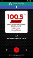 FM Monumental 100.5 Affiche