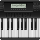 Piano elétrico virtual ícone