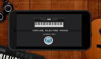 Piano eléctrico virtual captura de pantalla 1